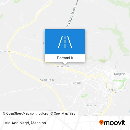 Mappa Via Ada Negri