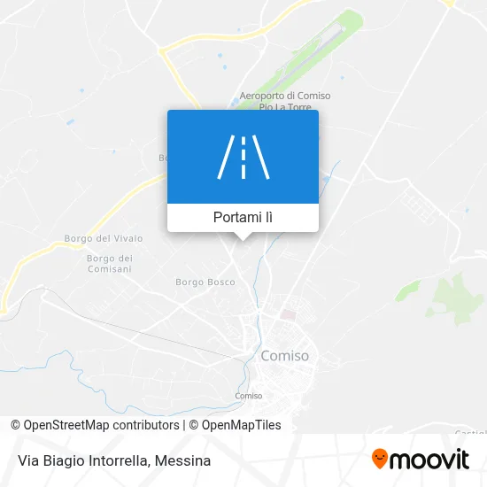 Mappa Via Biagio Intorrella