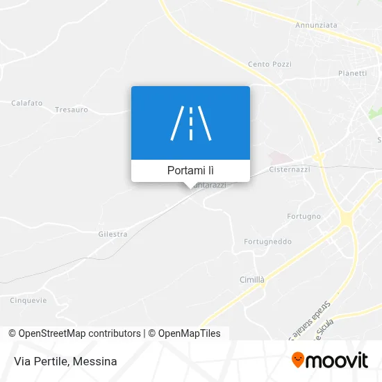 Mappa Via Pertile