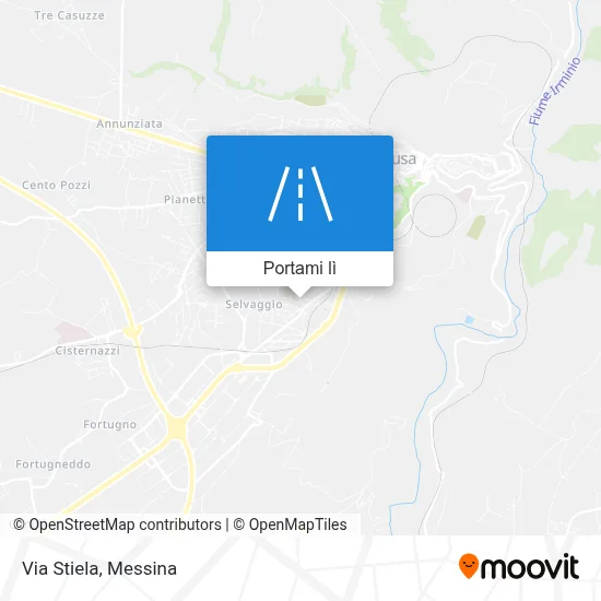 Mappa Via Stiela