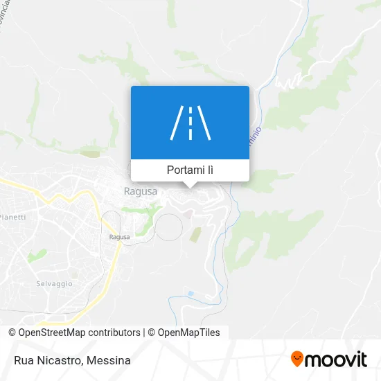 Mappa Rua Nicastro