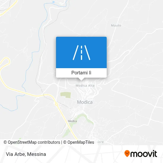 Mappa Via Arbe