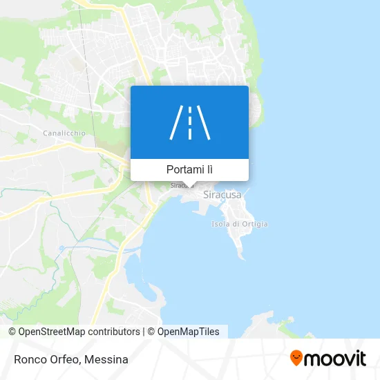 Mappa Ronco Orfeo