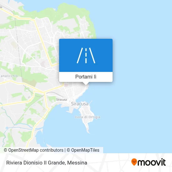 Mappa Riviera Dionisio Il Grande