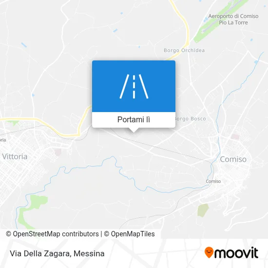 Mappa Via Della Zagara