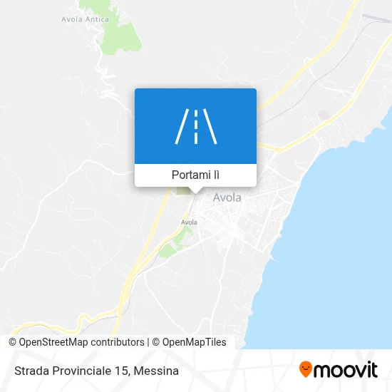 Mappa Strada Provinciale 15