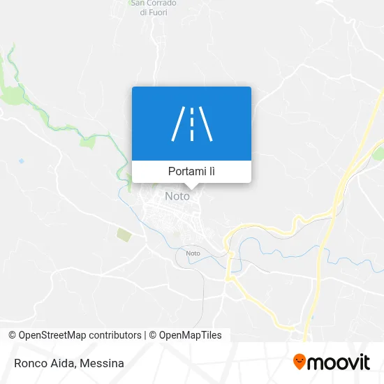 Mappa Ronco Aida