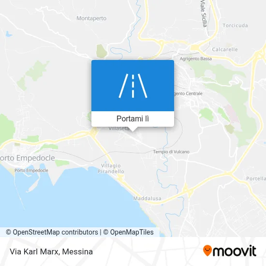 Mappa Via Karl Marx