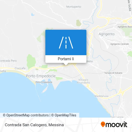 Mappa Contrada San Calogero