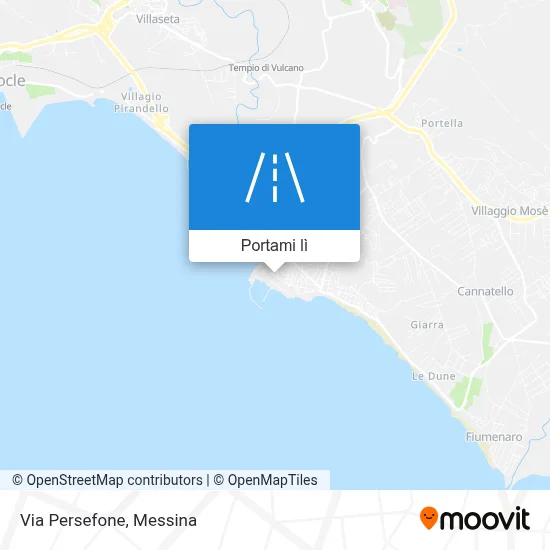 Mappa Via Persefone