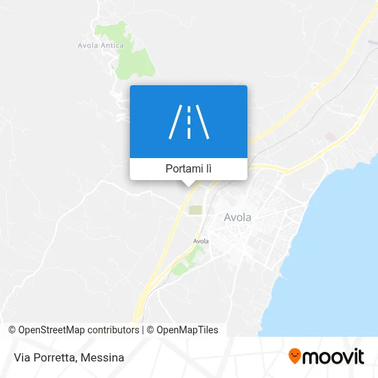 Mappa Via Porretta