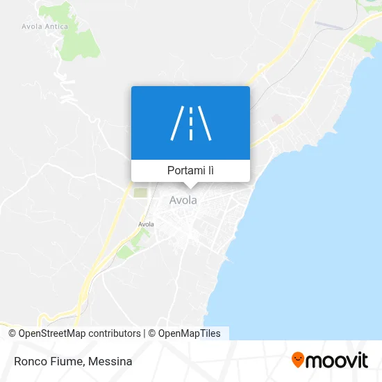 Mappa Ronco Fiume