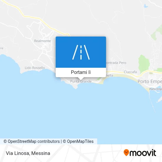 Mappa Via Linosa