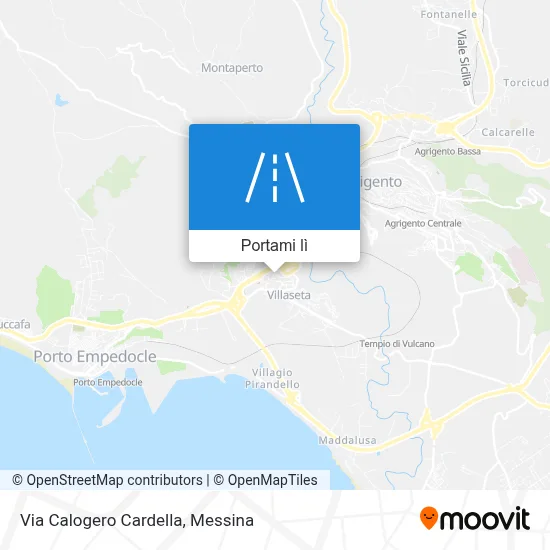 Mappa Via Calogero Cardella