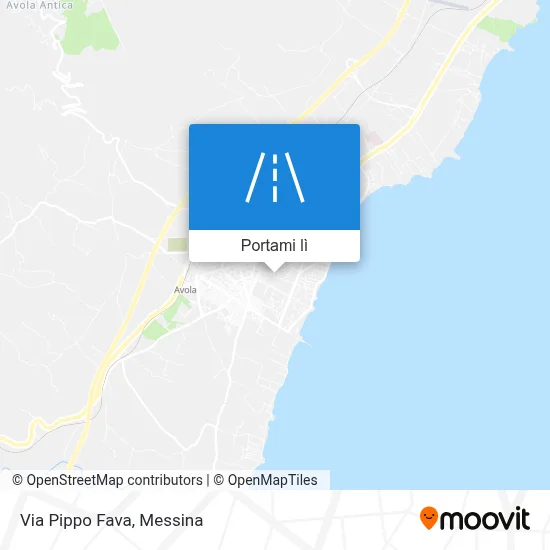 Mappa Via Pippo Fava