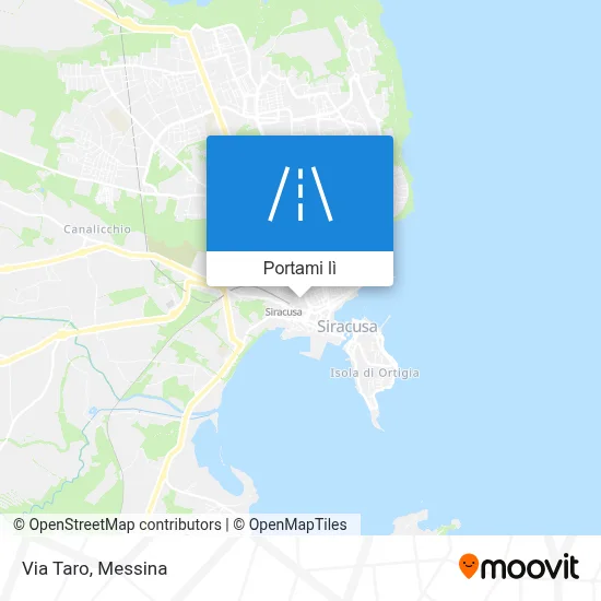 Mappa Via Taro