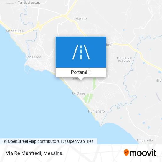 Mappa Via Re Manfredi