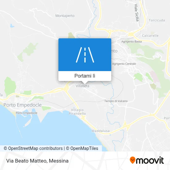 Mappa Via Beato Matteo