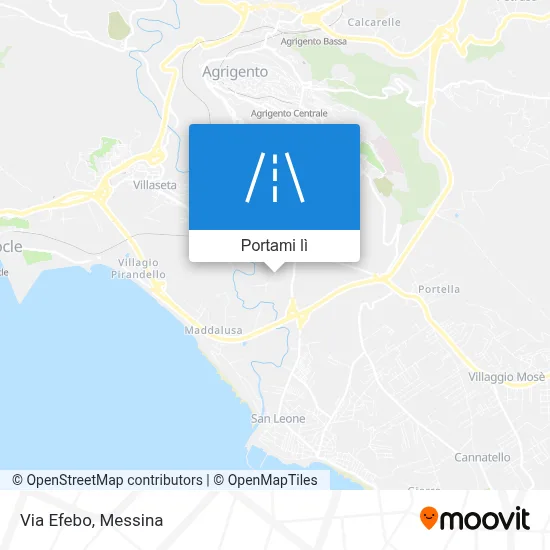 Mappa Via Efebo