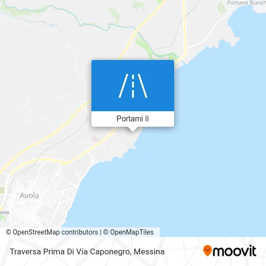 Mappa Traversa Prima Di Via Caponegro