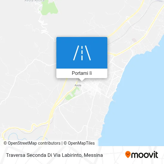 Mappa Traversa Seconda Di Via Labirinto