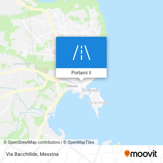 Mappa Via Bacchilide
