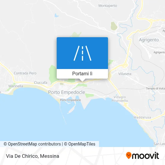 Mappa Via De Chirico