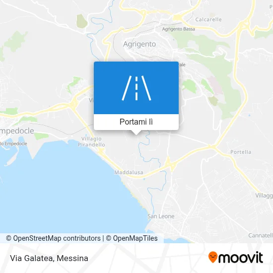 Mappa Via Galatea