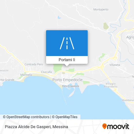 Mappa Piazza Alcide De Gasperi