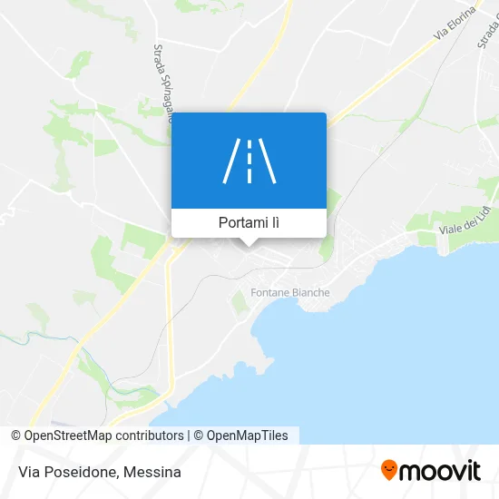 Mappa Via Poseidone