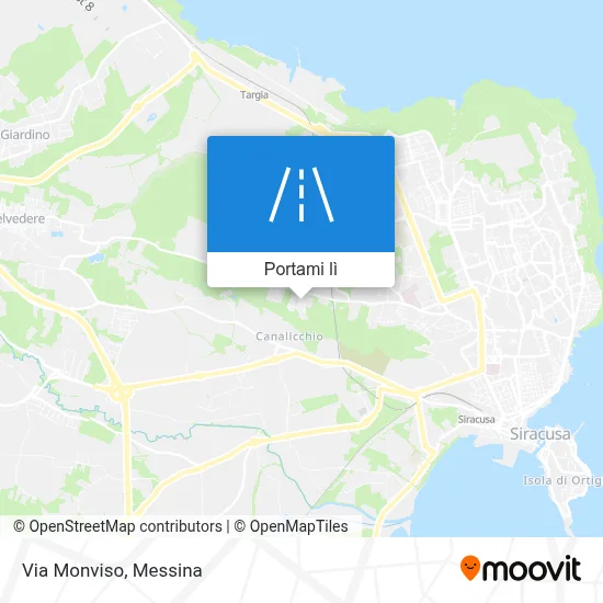 Mappa Via Monviso