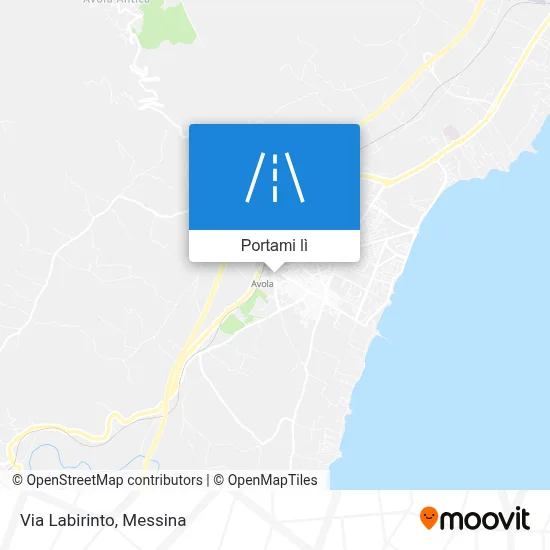 Mappa Via Labirinto
