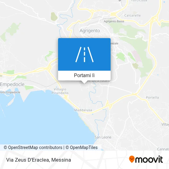 Mappa Via Zeus D'Eraclea
