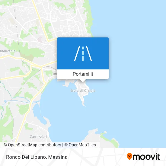 Mappa Ronco Del Libano