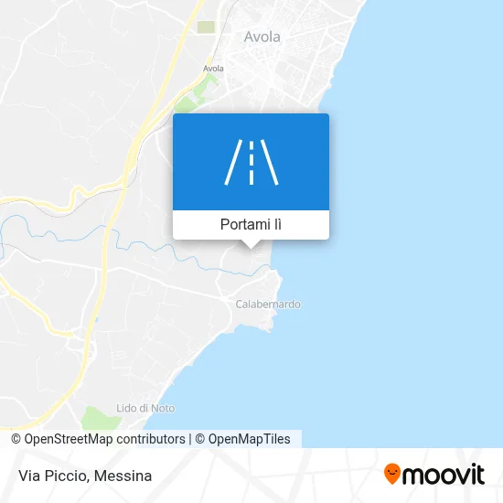 Mappa Via Piccio