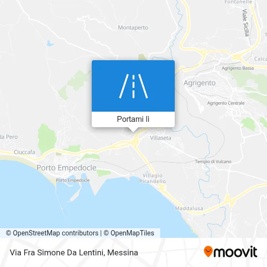 Mappa Via Fra Simone Da Lentini
