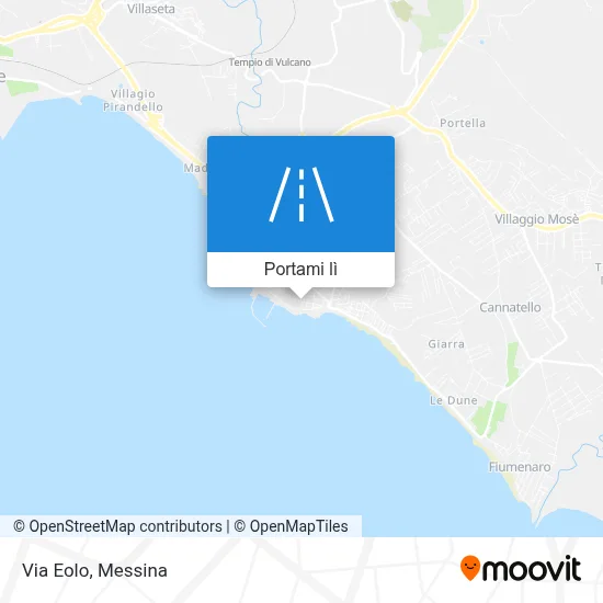Mappa Via Eolo