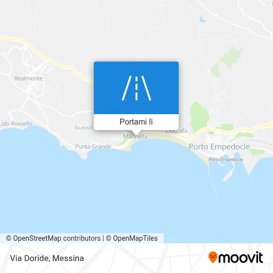 Mappa Via Doride