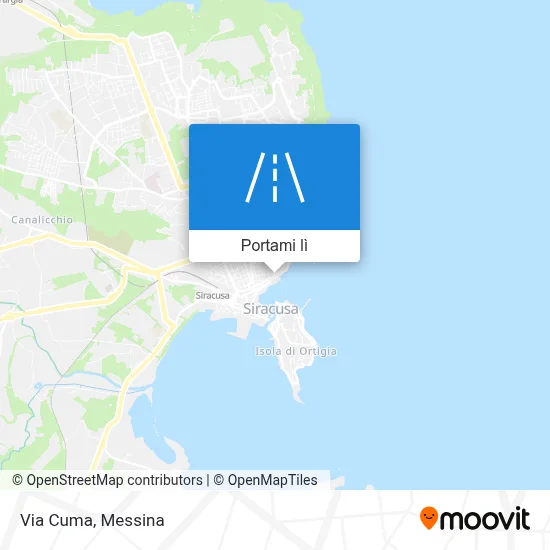 Mappa Via Cuma