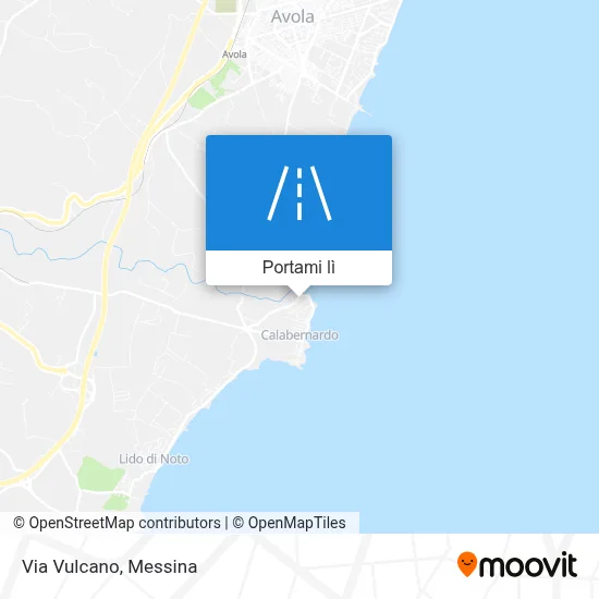 Mappa Via Vulcano