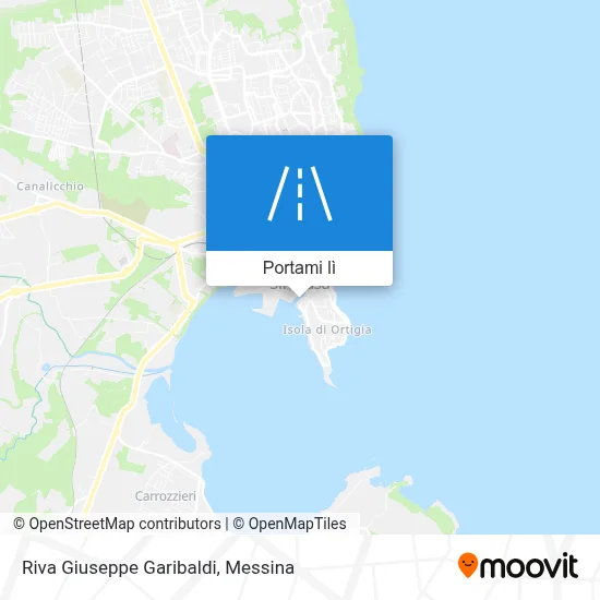 Mappa Riva Giuseppe Garibaldi