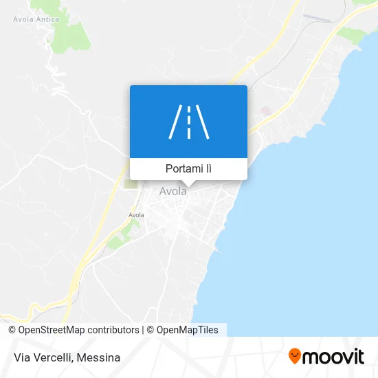 Mappa Via Vercelli