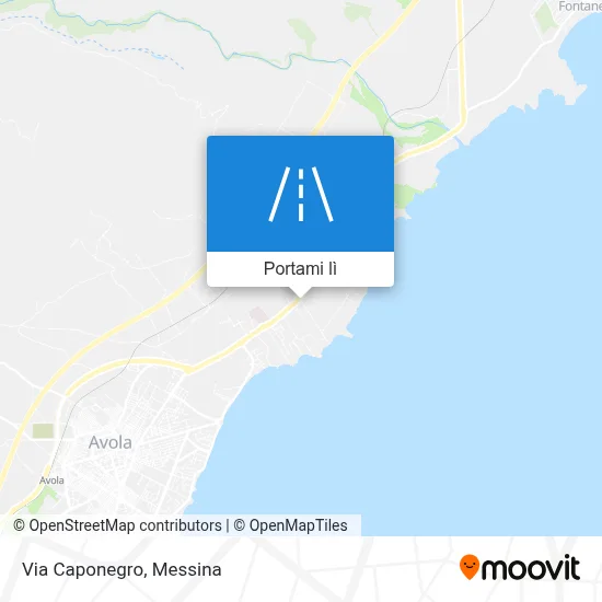 Mappa Via Caponegro