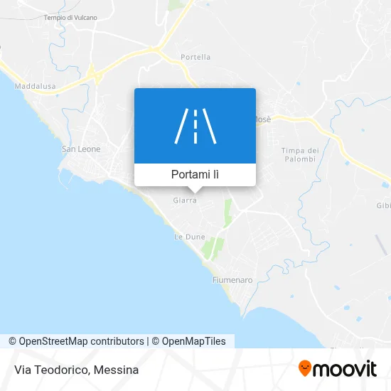 Mappa Via Teodorico