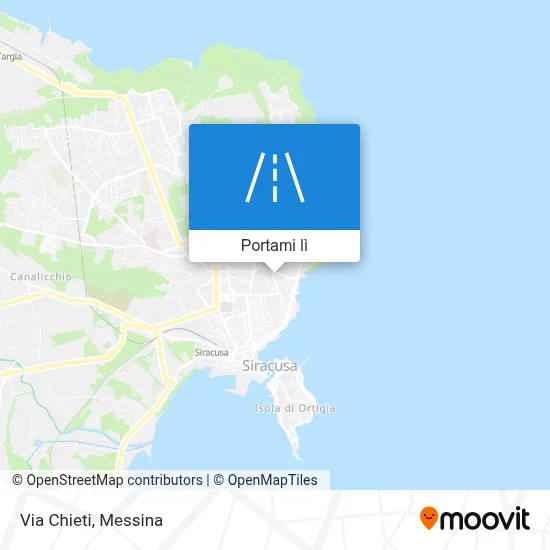 Mappa Via Chieti