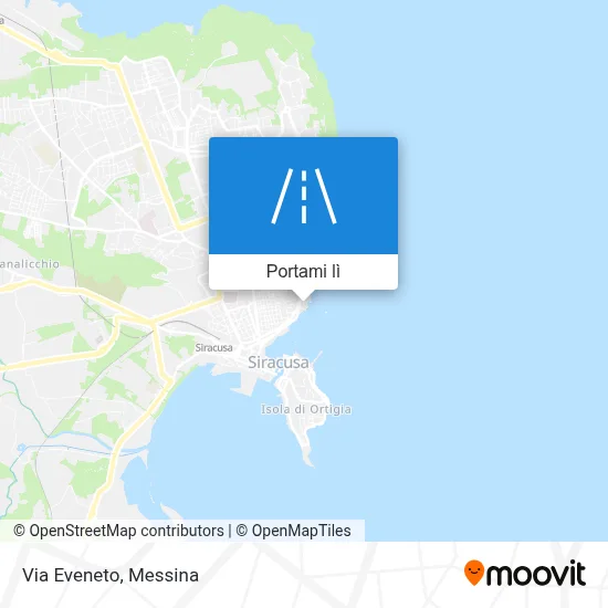 Mappa Via Eveneto
