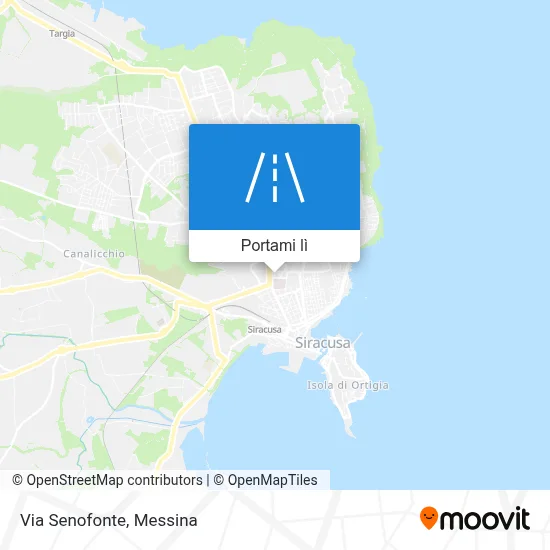 Mappa Via Senofonte
