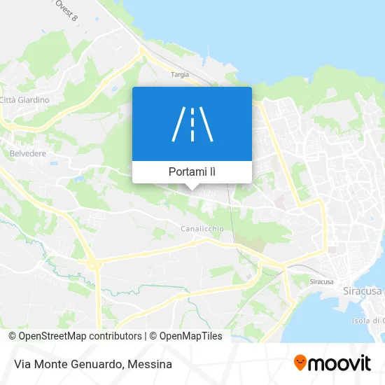 Mappa Via Monte Genuardo