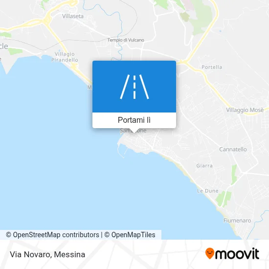 Mappa Via Novaro