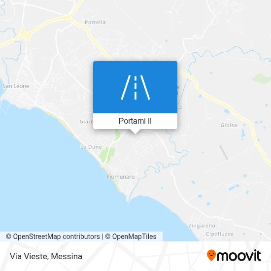 Mappa Via Vieste
